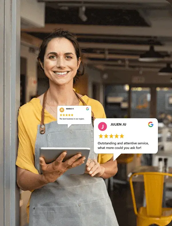 Avis Google positifs pour entreprise